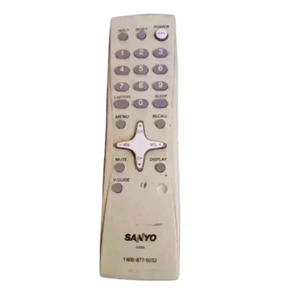 Sanyo 6450750984 (GXBA) Remote Control- Pre-owned - Picture 1 of 1